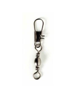 ARCA DRAAINAGEL BARREL SWIVEL WITH INTERLOCK SNAP - BLACK NICKEL