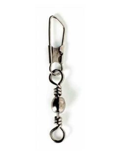 ARCA DRAAINAGEL BARREL SWIVEL WITH SAFETY SNAP - BLACK NICKEL