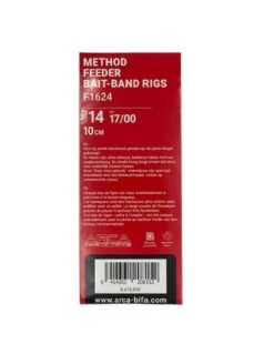 ARCA ONDERLIJNEN METHOD FEEDER BAIT-BAND RIG F1624 BARBLESS 10CM ARCA -Vissen Product Winkel arca onderlijnen method feeder bait band rig f1624 barbless 10cm arca 1