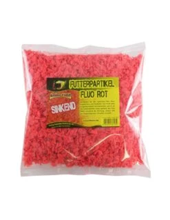 FTM ENKELVOEDIG VOEDER FUTTERPARTIKLE SINKING FLUO RED 400GR FTM