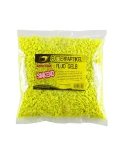 FTM ENKELVOEDIG VOEDER FUTTERPARTIKLE SINKING FLUO YELLOW 400GR FTM