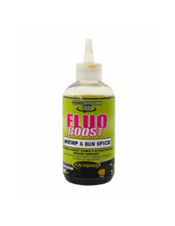 FUN FISHING LIQUID FLUO BOOST HEMP & BUN SPICE 185ML FUN FISHING