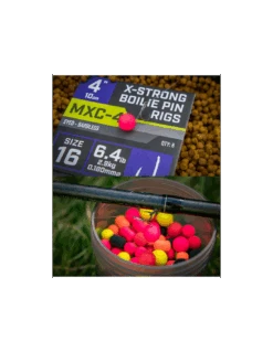 MATRIX ONDERLIJN MXC-4 X-STRONG BOILIE PIN RIGS 4"/10CM -Vissen Product Winkel matrix onderlijn mxc 4 x strong boilie pin rigs 410cm 3