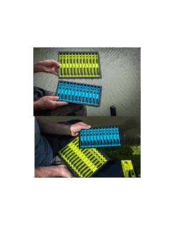 MATRIX TUIGENREK SHALLOW DRAWER WINDER TRAY 130MM - LIGHT BLUE -Vissen Product Winkel matrix tuigenrek shallow drawer winder tray 130mm light blue 1