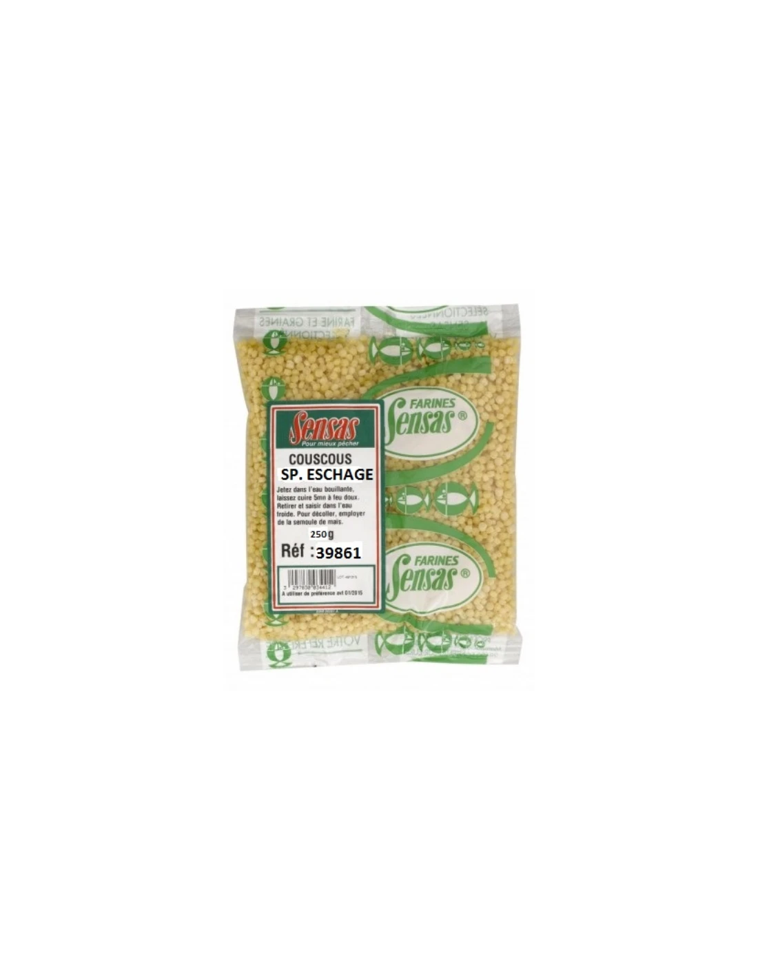 SENSAS ENKELVOEDIG VOEDER COUSCOUS SPECIAAL HAAKAAS 250GR 3 SENSAS ENKELVOEDIG VOEDER COUSCOUS SPECIAAL HAAKAAS 250GR